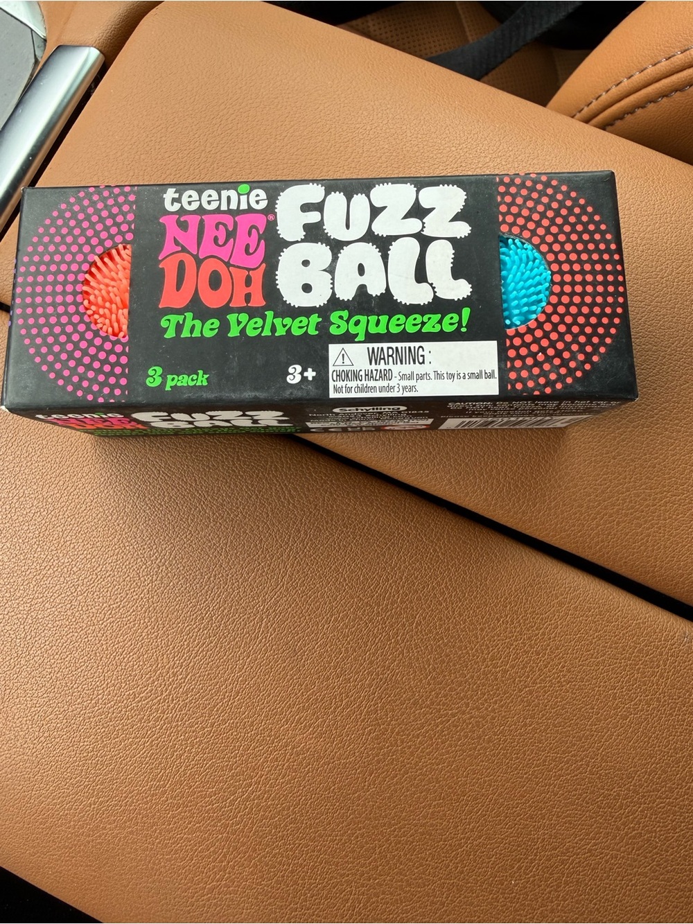 Fuzz Ball 3-teenie Pack - Velvet Squeeze Toys
